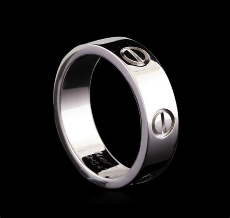 silver cartier ring|cartier silver ring price.